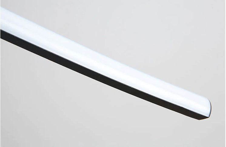 LumenNova Curve Pendant Lamp With Warm Ambient LED Glow - OpalDwell