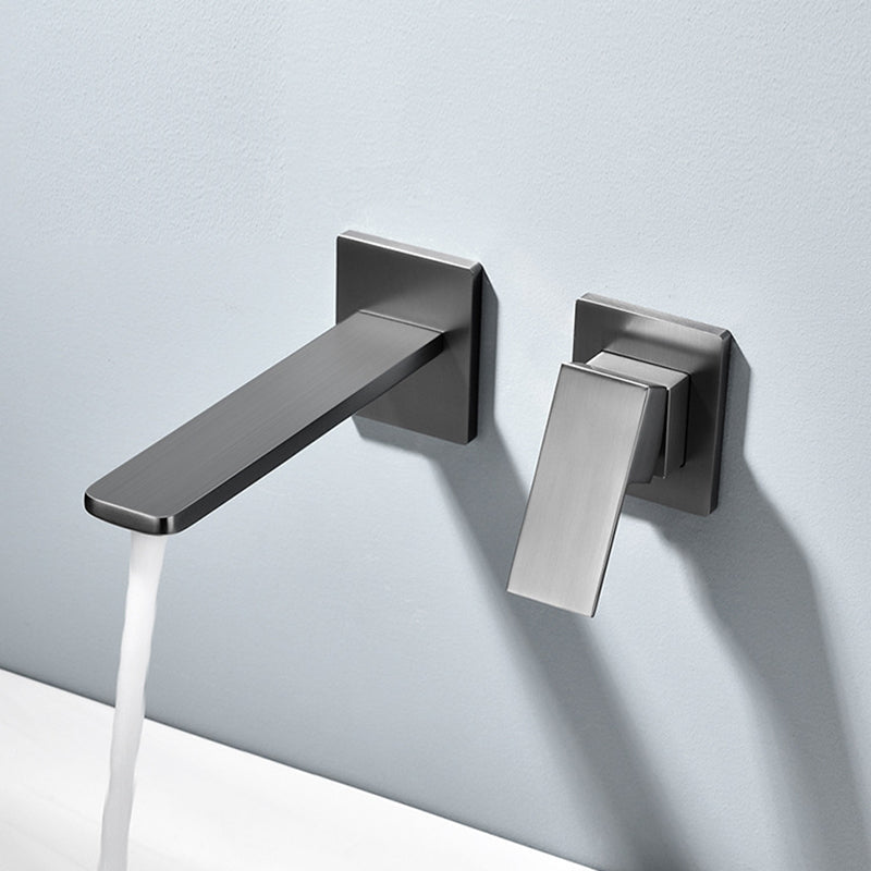AstraLine Concealed Wall-Mount Sink Faucet, Single-Handle Minimalist Design OpalDwell