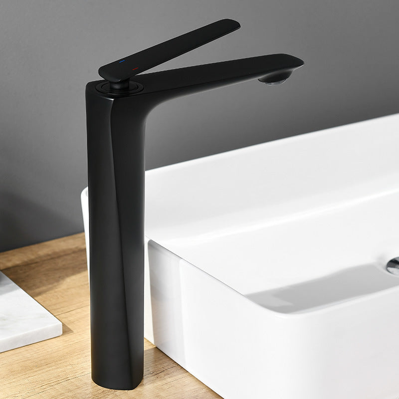 Lorin Single-Handle Brass Vessel Faucet for Single-Hole Bathroom Sink | OpalDwell OpalDwell