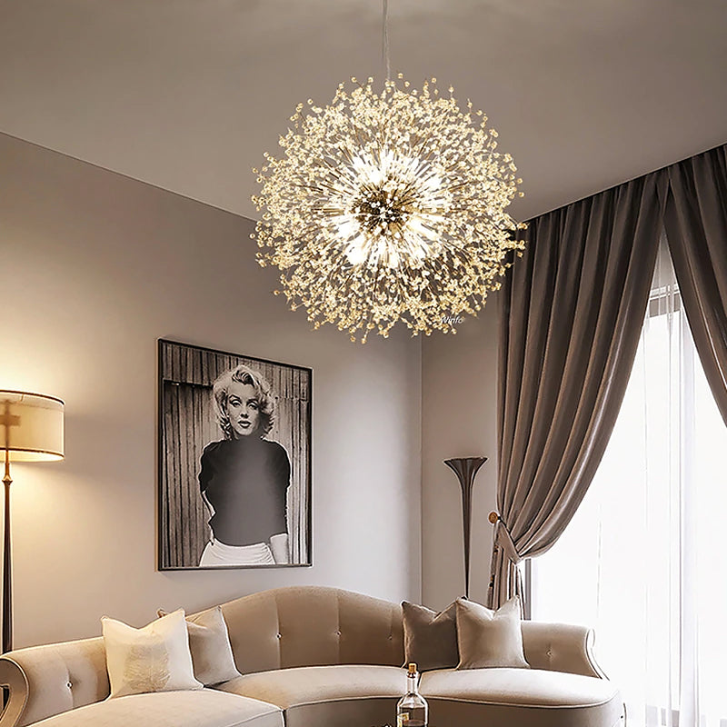 Lunara Inverted Dandelion Pendant Ceiling Light Edition - OpalDwell
