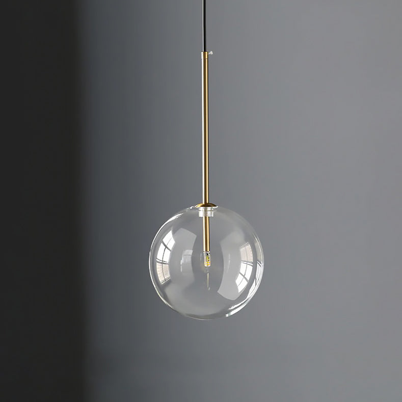 Aurelia Sphere Glass Pendant Light Medieval Inspired - OpalDwell