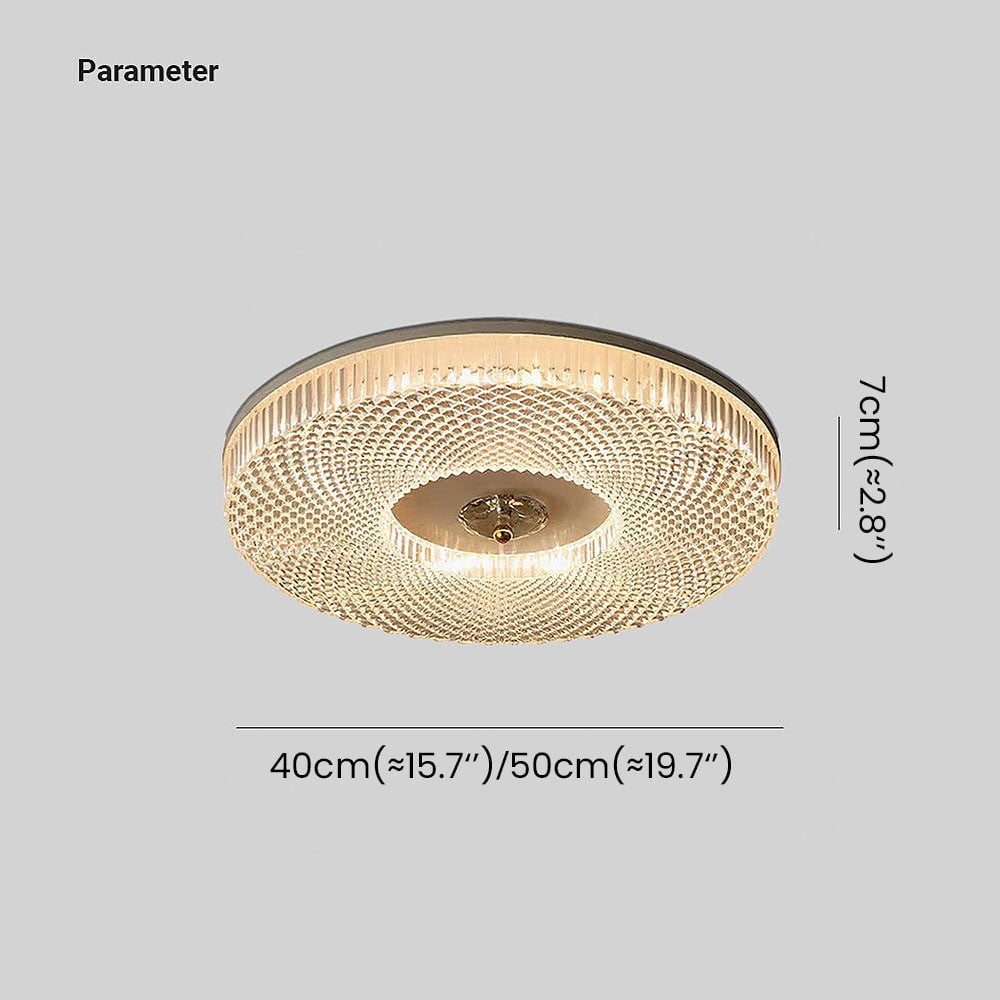 Luminia Slim LED Ceiling Light in Metal & Acrylic Finish OpalDwell