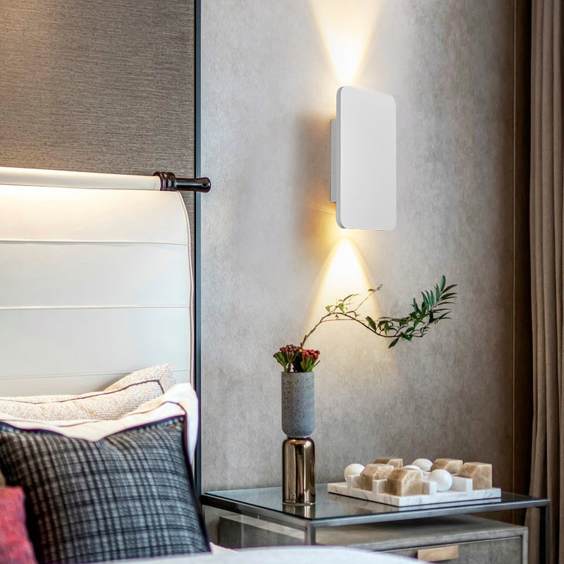 LumaRect Indoor Wall Lamp | Rectangular LED Fixture - OpalDwell