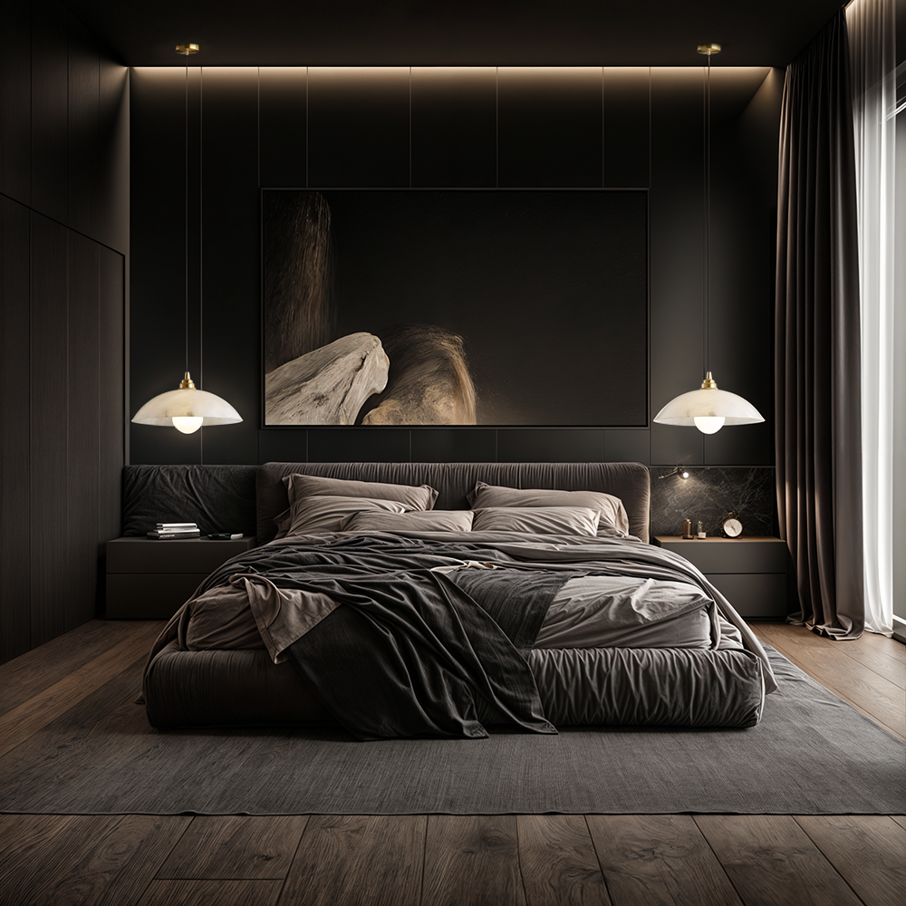 Elara | Alabaster & Marble Hanging Lamps - OpalDwell