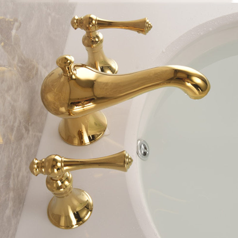 Haverly Antique Three-Hole Widespread Bathroom Faucet | OpalDwell OpalDwell