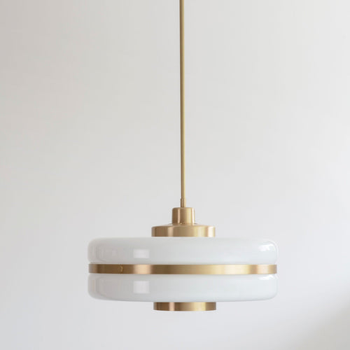 LumiNord Glass Pendant Lamp | Nordic Minimal Warmth - OpalDwell