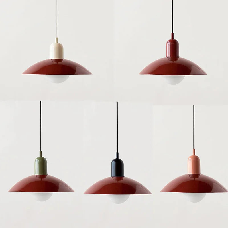Asterra Glass Pendant Light Macaron Style For Small Spaces - OpalDwell
