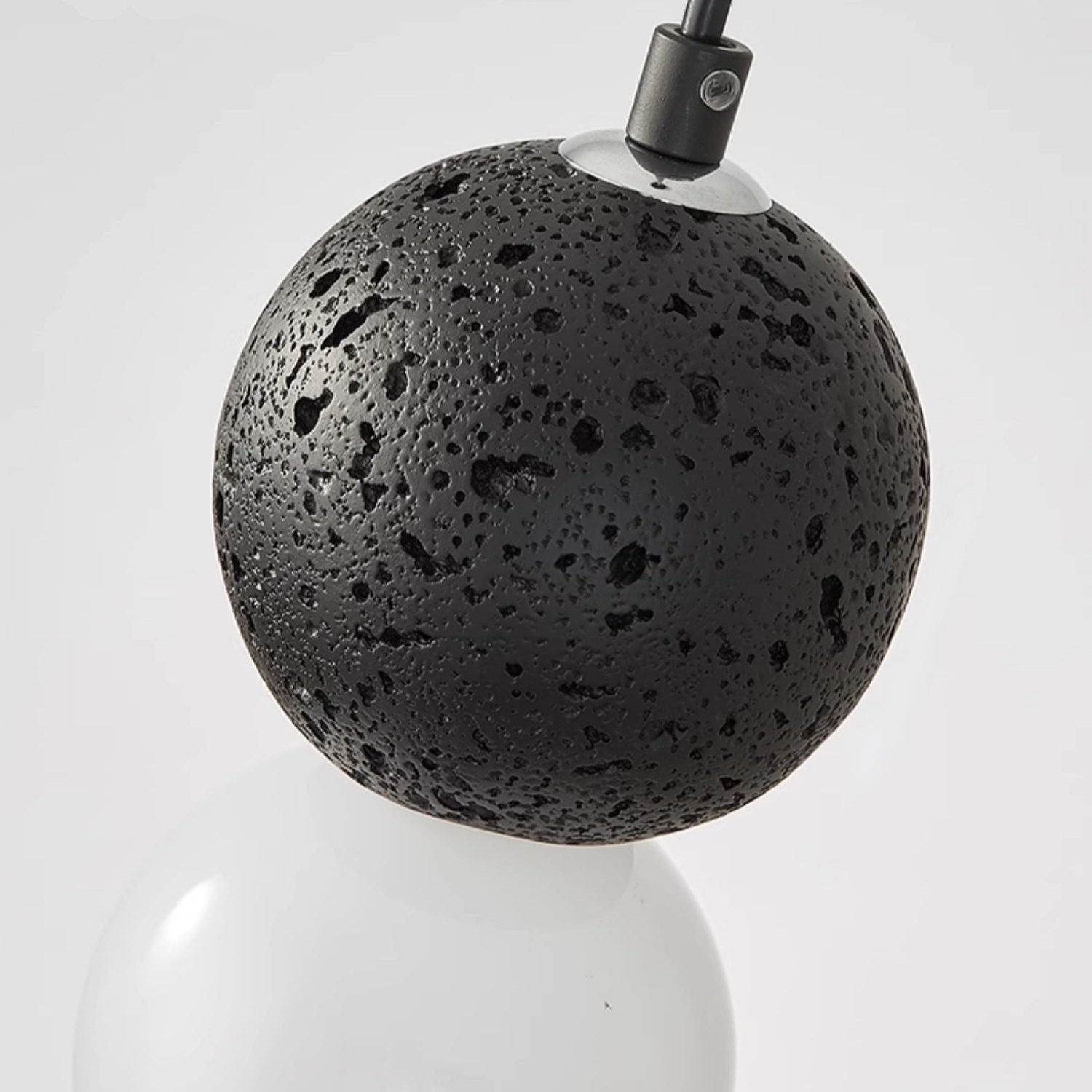 AureliaHalo Glass LED Pendant Light with Modern Glow - OpalDwell