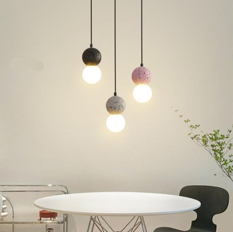 AureliaHalo Glass LED Pendant Light with Modern Glow - OpalDwell