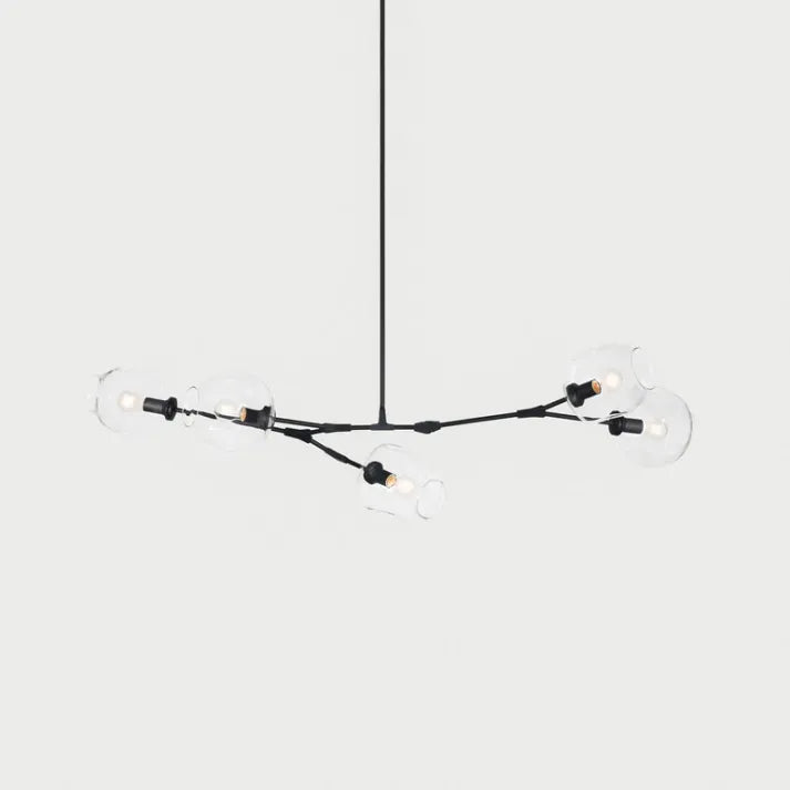 LustraNova Glass Bubble Pendant Light With Branching Arms Ambient Lighting - OpalDwell