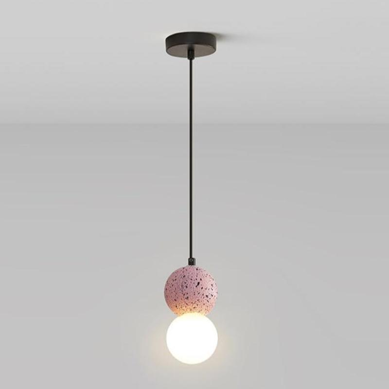 AureliaHalo Glass LED Pendant Light with Modern Glow - OpalDwell