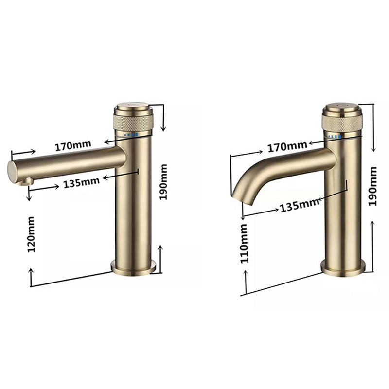 Single-Handle Bathroom Mixer Faucet for Hot and Cold Water | OpalDwell OpalDwell