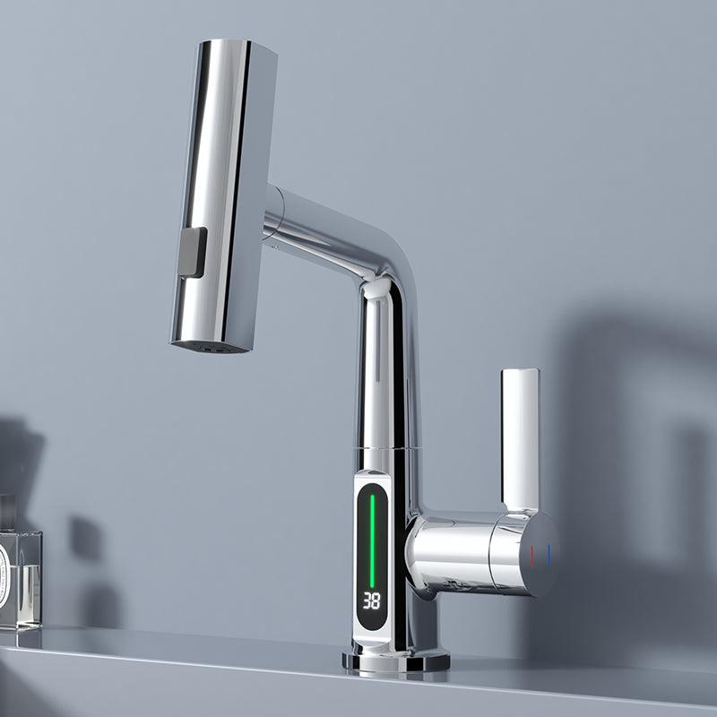 Vellaro Single Hole Brass Faucet for Hot and Cold Water | OpalDwell OpalDwell