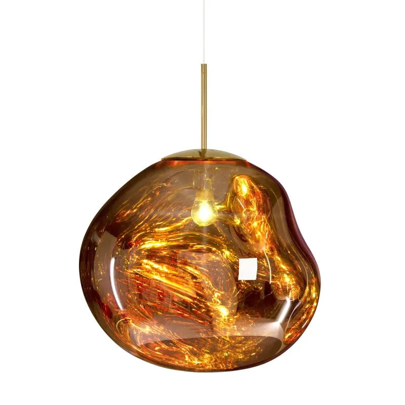AstraLuma Lava Pendant Lights Four Color Glass Finish - OpalDwell