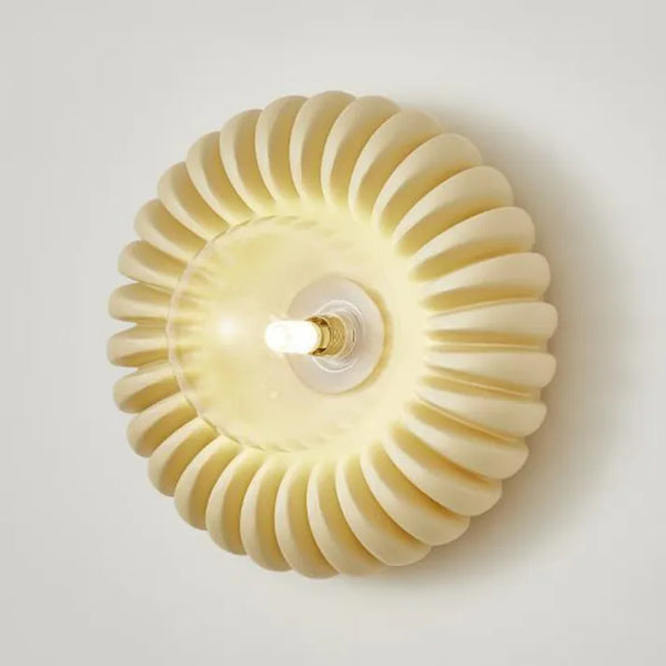 Lyria Resin Wall Lamp Modern Ambient Lighting Soft Glow - OpalDwell