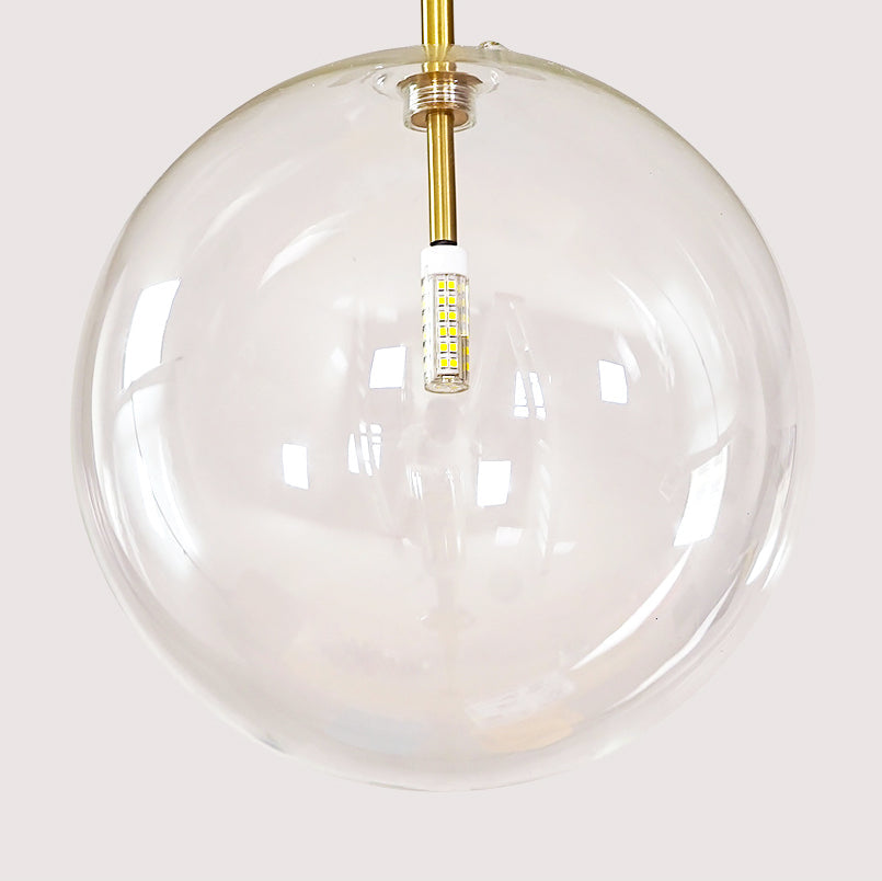 Aurelia Sphere Glass Pendant Light Medieval Inspired - OpalDwell