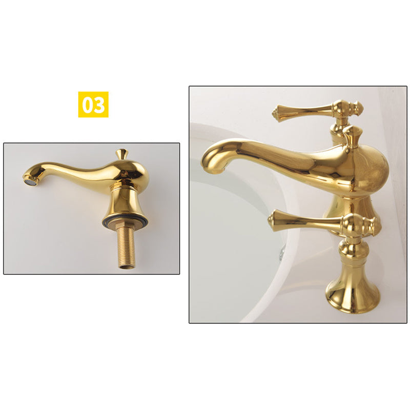 Haverly Antique Three-Hole Widespread Bathroom Faucet | OpalDwell OpalDwell