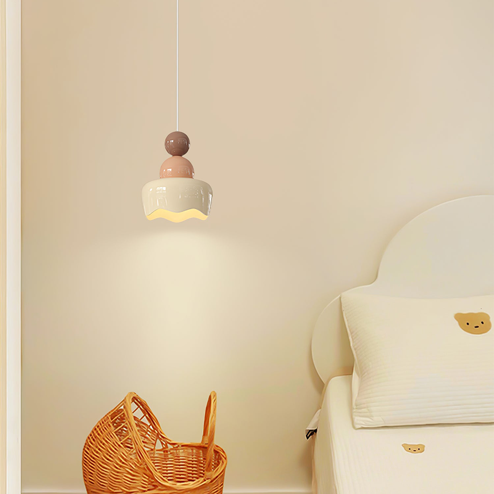 Aurelia Glow Romantic Hanging Pendant Lamp for Bedroom - OpalDwell