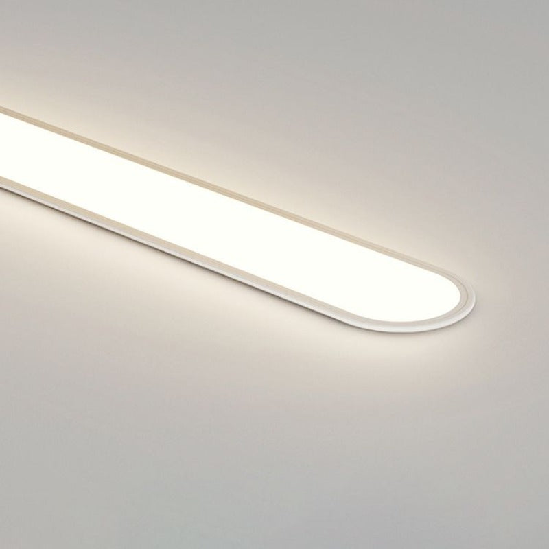NovaOval Slim Oval Ceiling Light for Living Rooms and Homes OpalDwell
