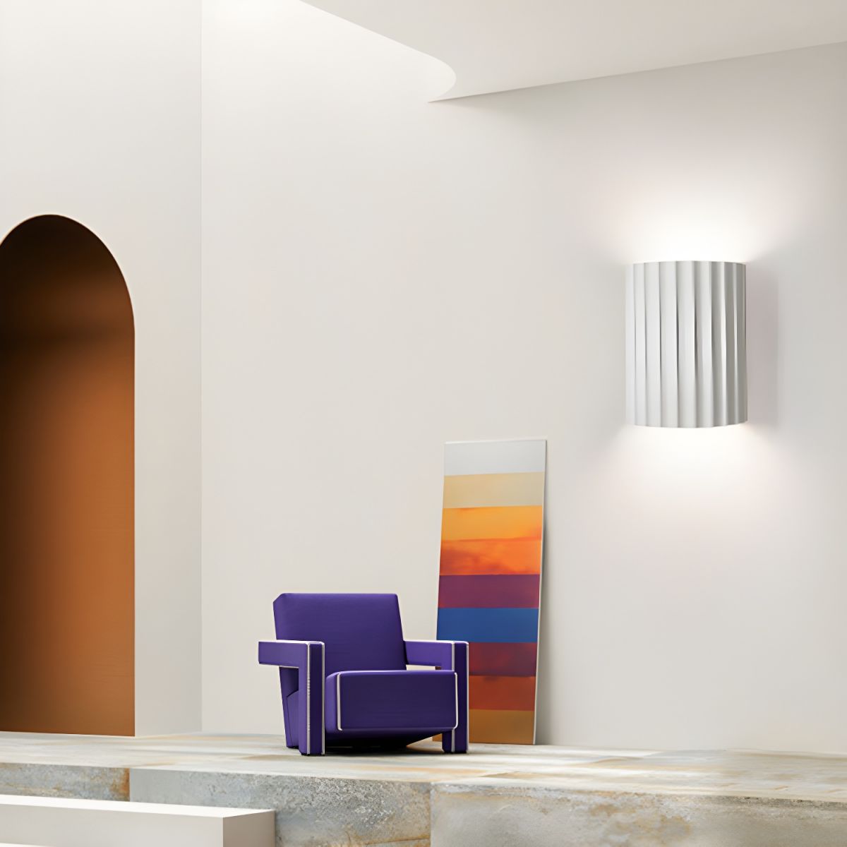 Minimalist Wall Lamp With Soft Ambient Light For Modern Homes - OpalDwell