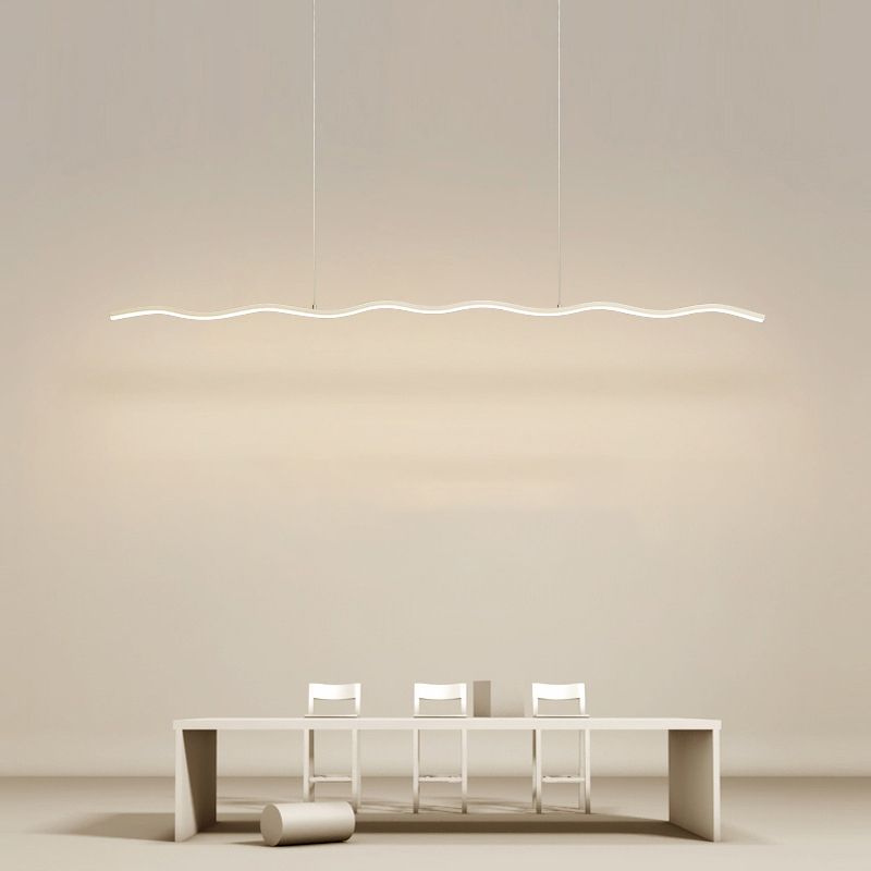 LumiNova Pendant Light Modern LED in Black and White - OpalDwell