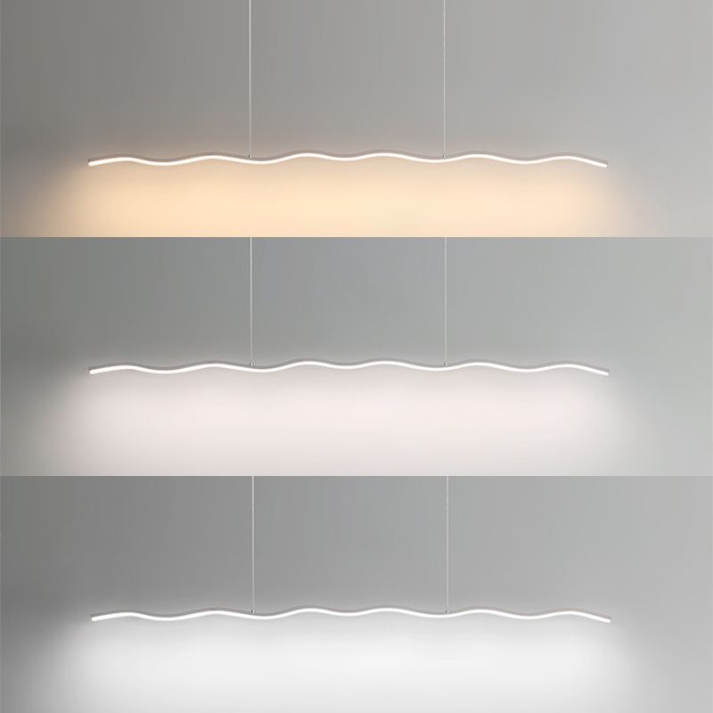 LumiNova Pendant Light Modern LED in Black and White - OpalDwell