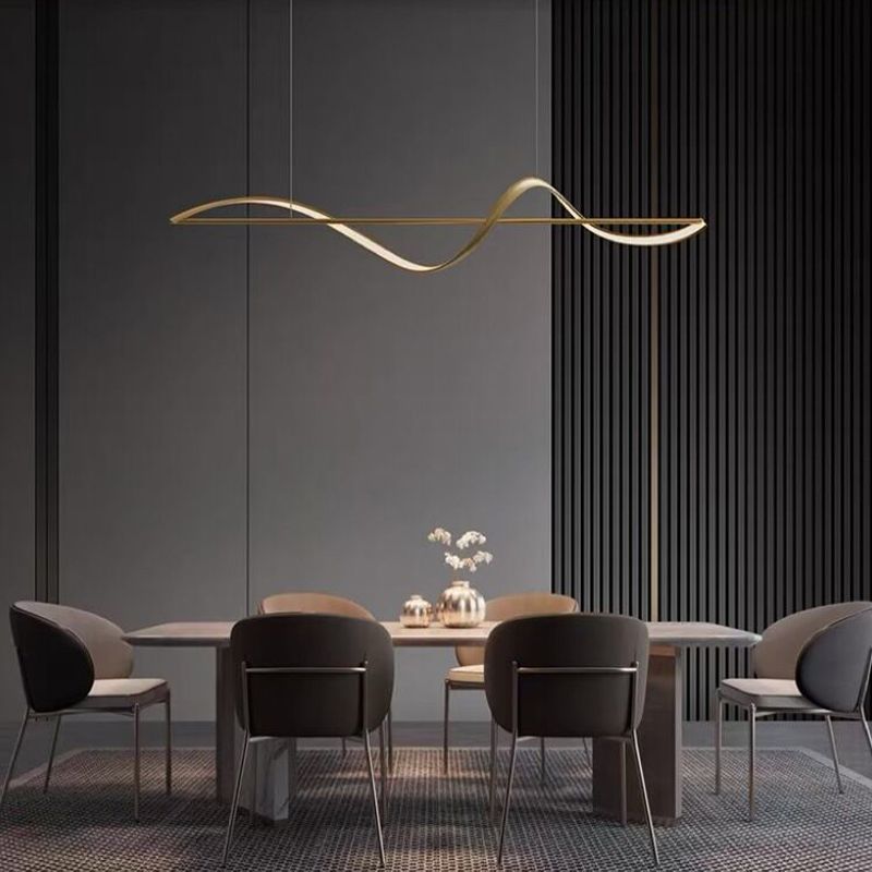 OrbaHalo Circular Metal Chandelier for Living Rooms - OpalDwell