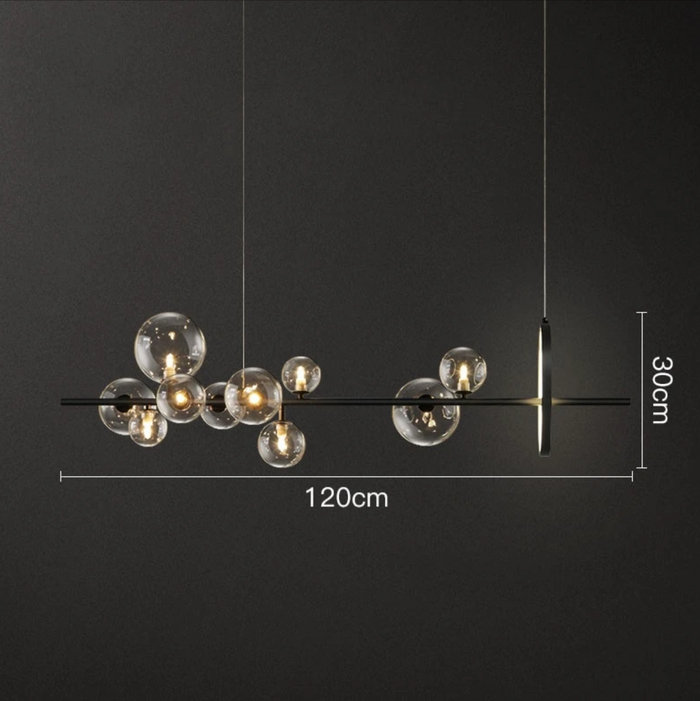 Aurelia Glass Bubble Pendant Lamp for Luxe Interiors OpalDwell