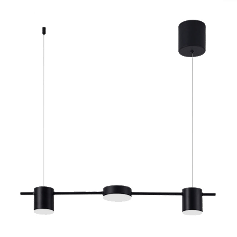 Lyria Drum Pendant Light, Black Gold Finish, 3-5 Lights OpalDwell