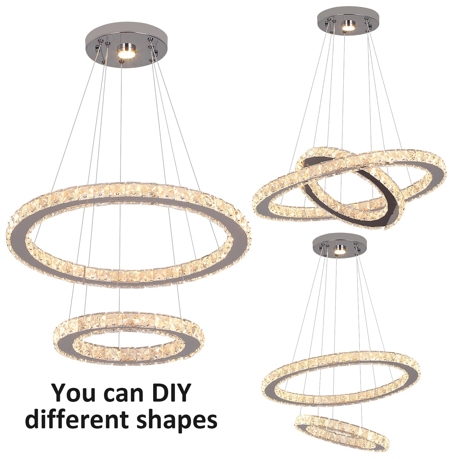 Harlow Ring Chandelier - OpalDwell