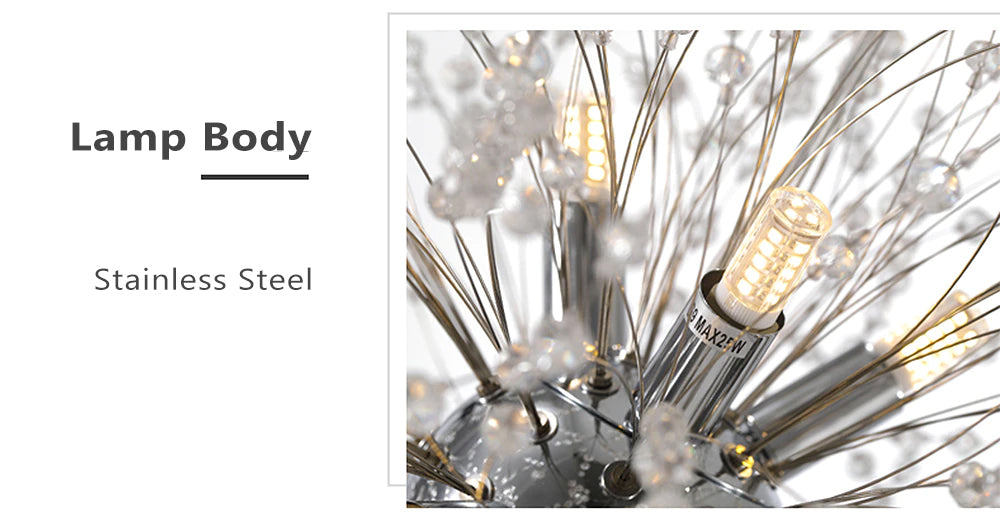 Lunara Inverted Dandelion Pendant Ceiling Light Edition - OpalDwell