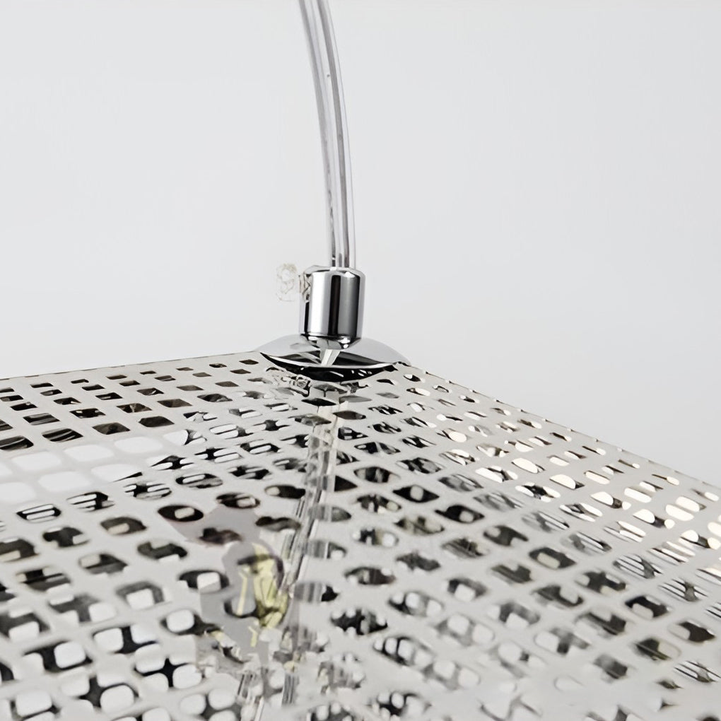 Lumenara Geometric Round Pendant Lamp in Electrolytic Metal - OpalDwell