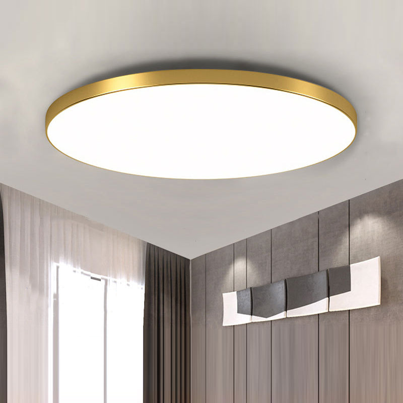 NovaHalo Round LED Flush Mount Ceiling Light Energy Efficient Modern Fixture - OpalDwell