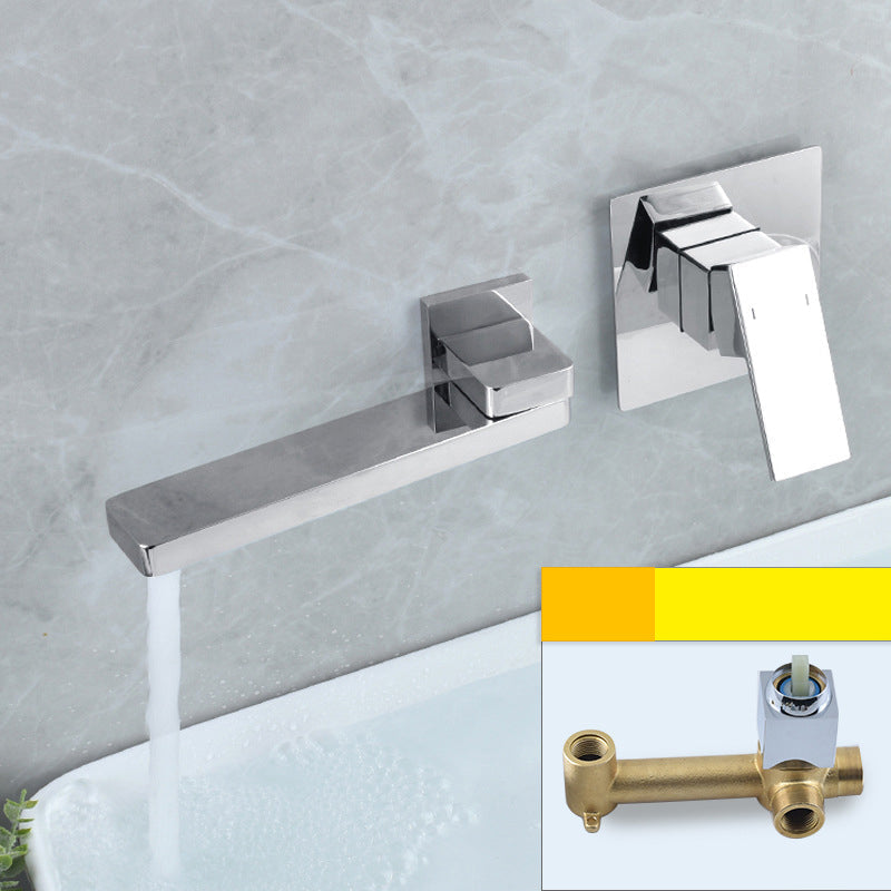 Aureli | Wall-Mounted Single-Handle Bathroom Sink Faucet | OpalDwell OpalDwell