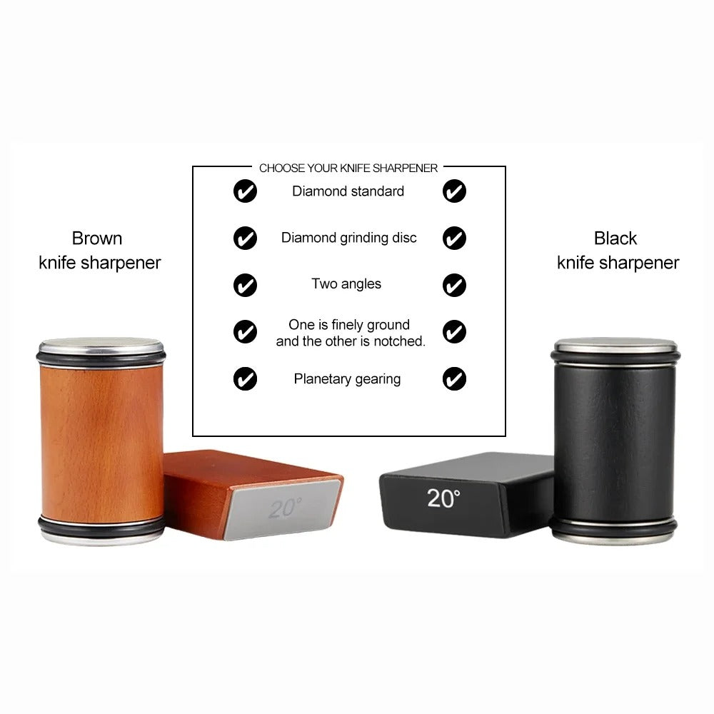 AstraSharp Magnetic Diamond Rolling Knife Sharpener - OpalDwell