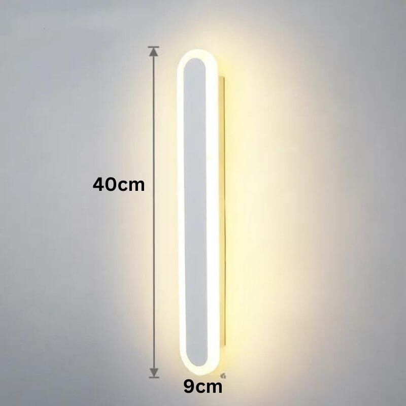 Ravelle Black Outdoor LED Wall Strip Light - OpalDwell