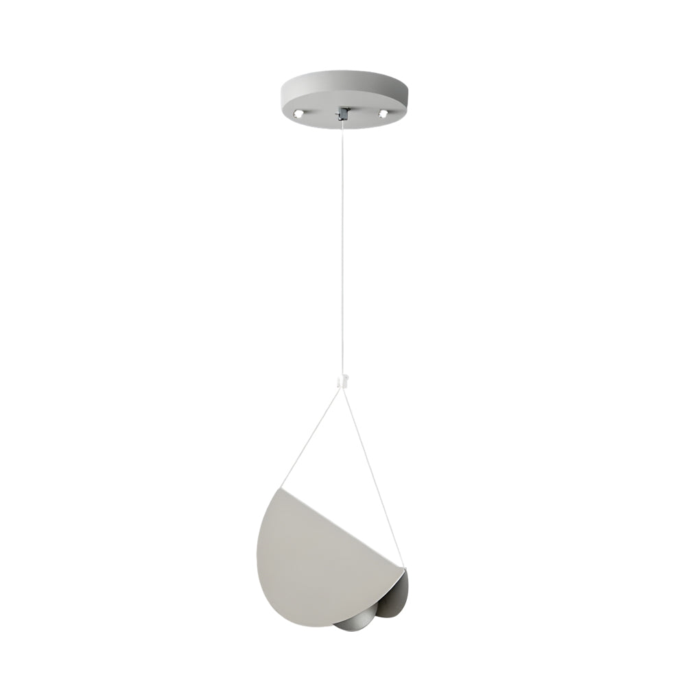 NovaLume Linear Pendant Light in White Matte Metal - OpalDwell
