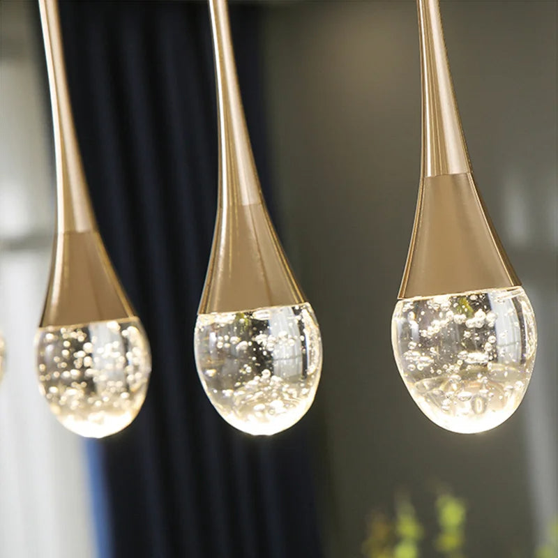 Glass Pendant Light with Warm Glow - Vetra | OpalDwell - OpalDwell