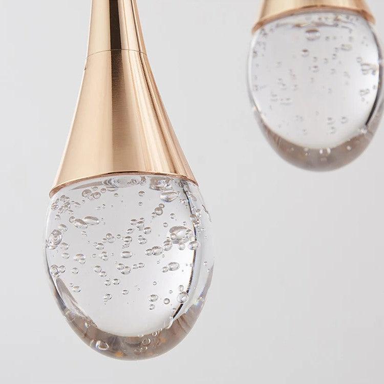 Glass Pendant Light with Warm Glow - Vetra | OpalDwell - OpalDwell