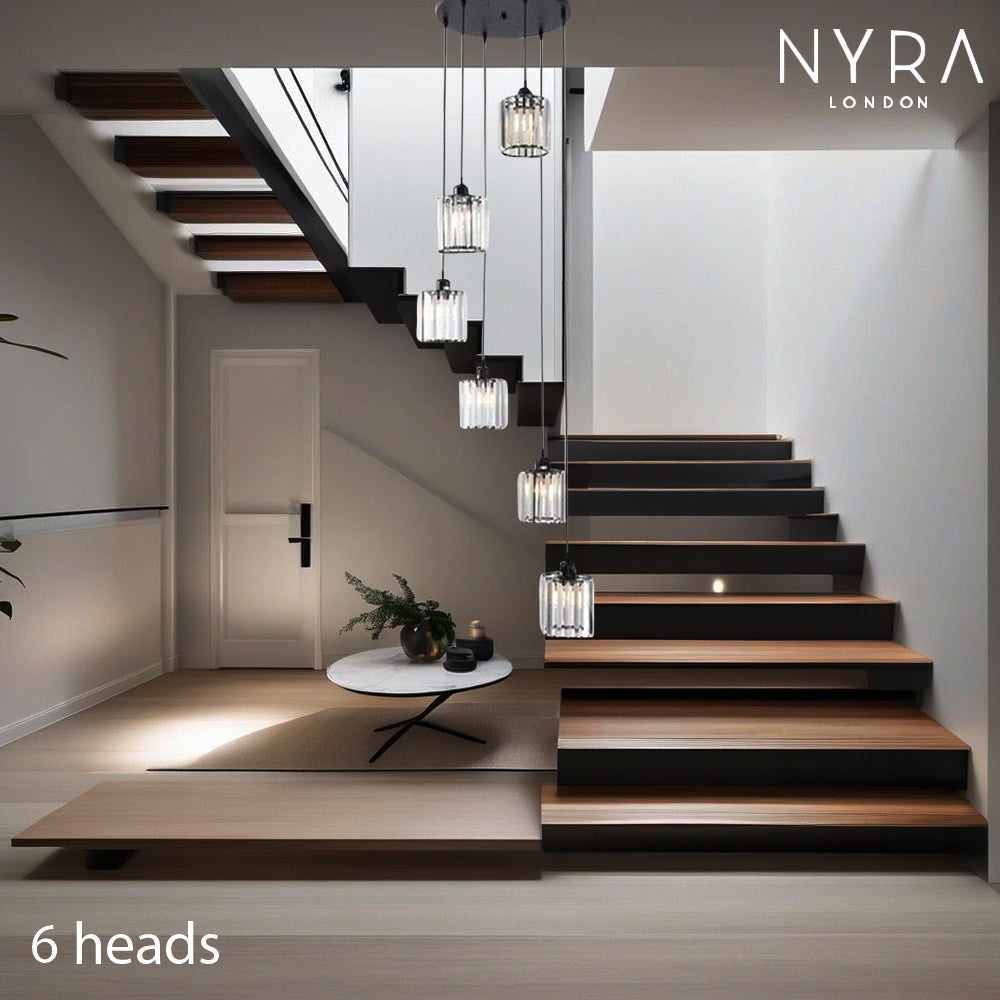 Liora | Crystal Drop Chandelier - OpalDwell