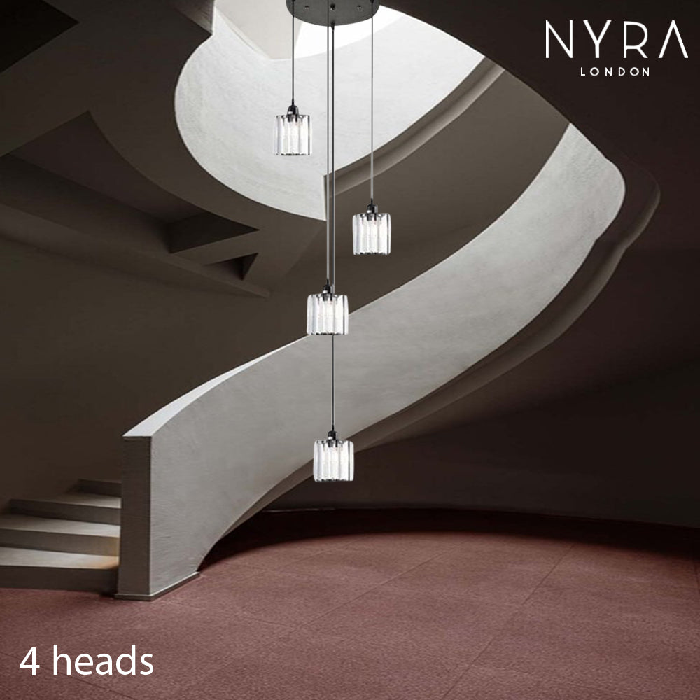 Liora | Crystal Drop Chandelier - OpalDwell