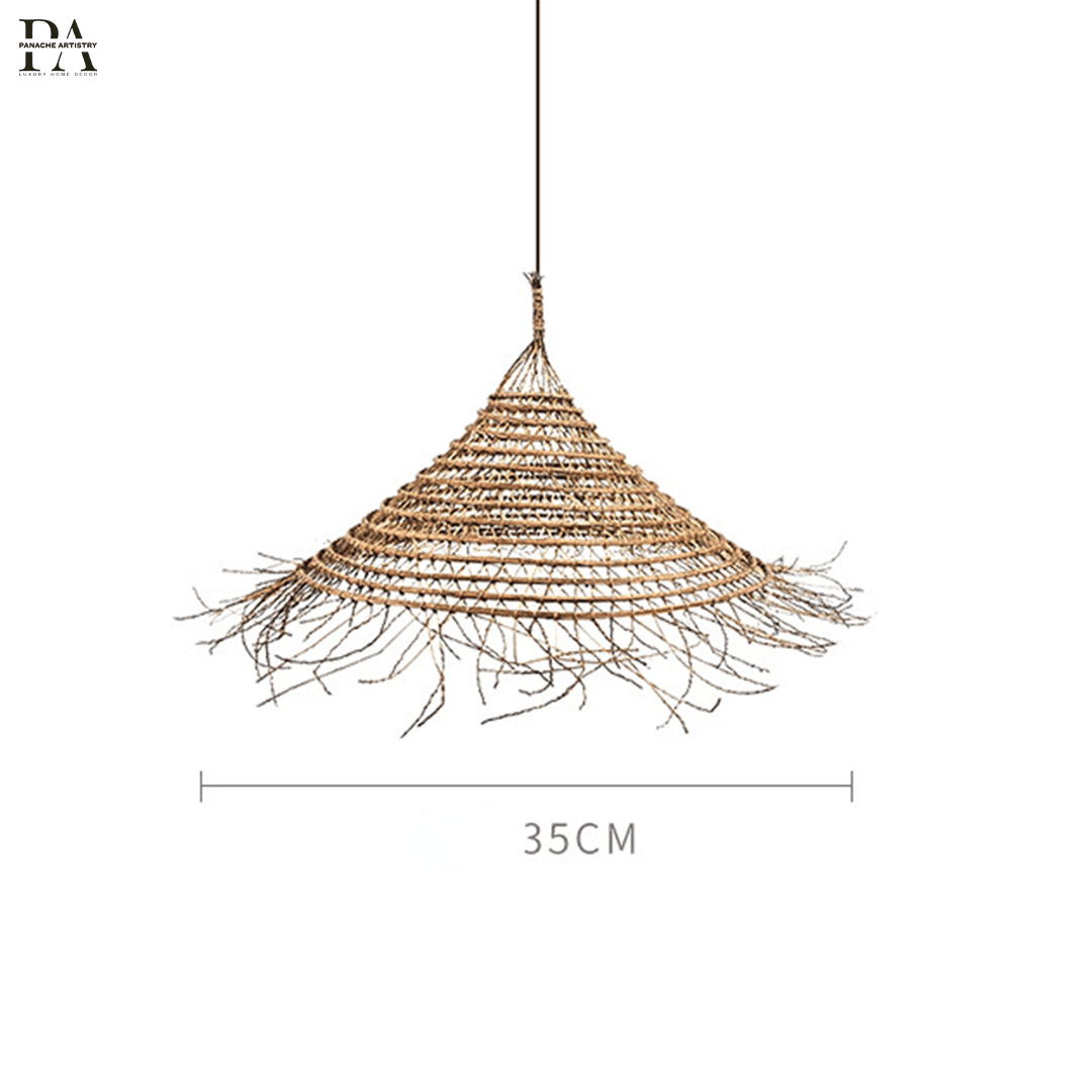 Vintage Woven Chandelier | OpalDwell - OpalDwell