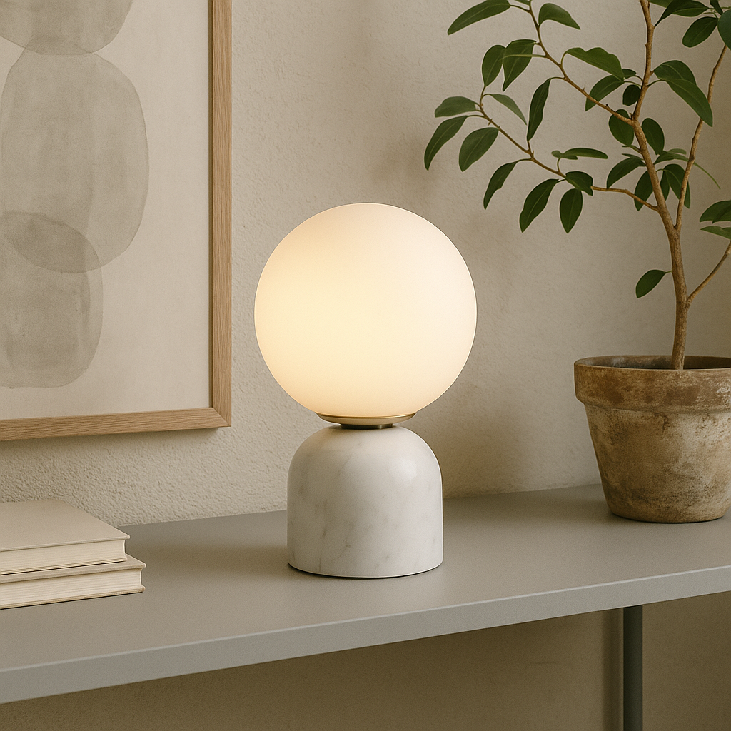 Marble Lamp Minimalist Decorative Lighting For Any Room - OpalDwell