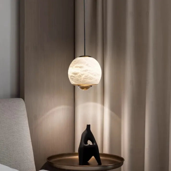 AuroraNord Marble And Alabaster Pendant Lamp Chandelier - OpalDwell