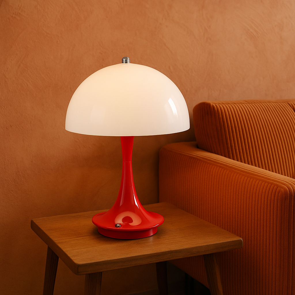 Mushroom Table Lamp With Soft Warm Ambient Lighting For Cosy Spaces - OpalDwell