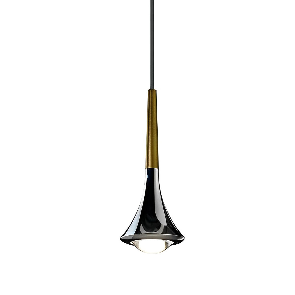 LumenAria Water Drop LED Nordic Stair Pendant Light OpalDwell