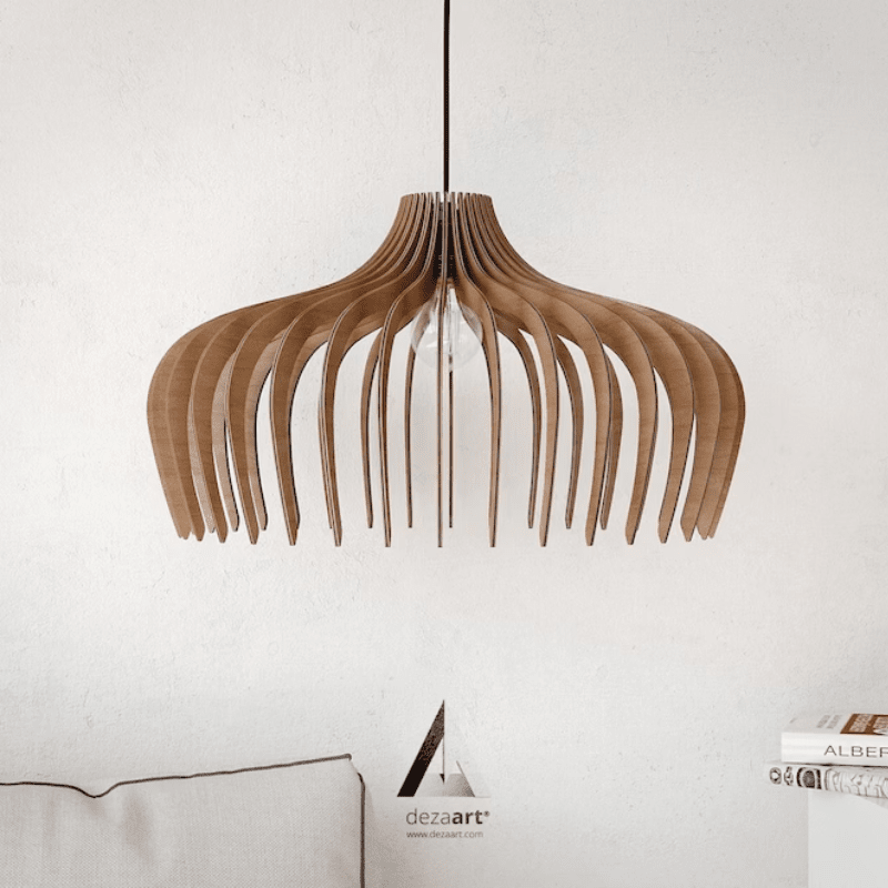 Rowan | Wooden Chandelier - OpalDwell