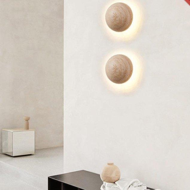 Asterra Cream Wall Lamp | Minimalist Indoor Lighting - OpalDwell