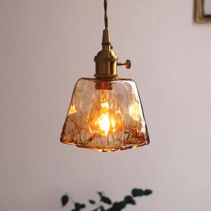 Aurelia Retro LED Pendant Light in Gold Metal Fixture - OpalDwell