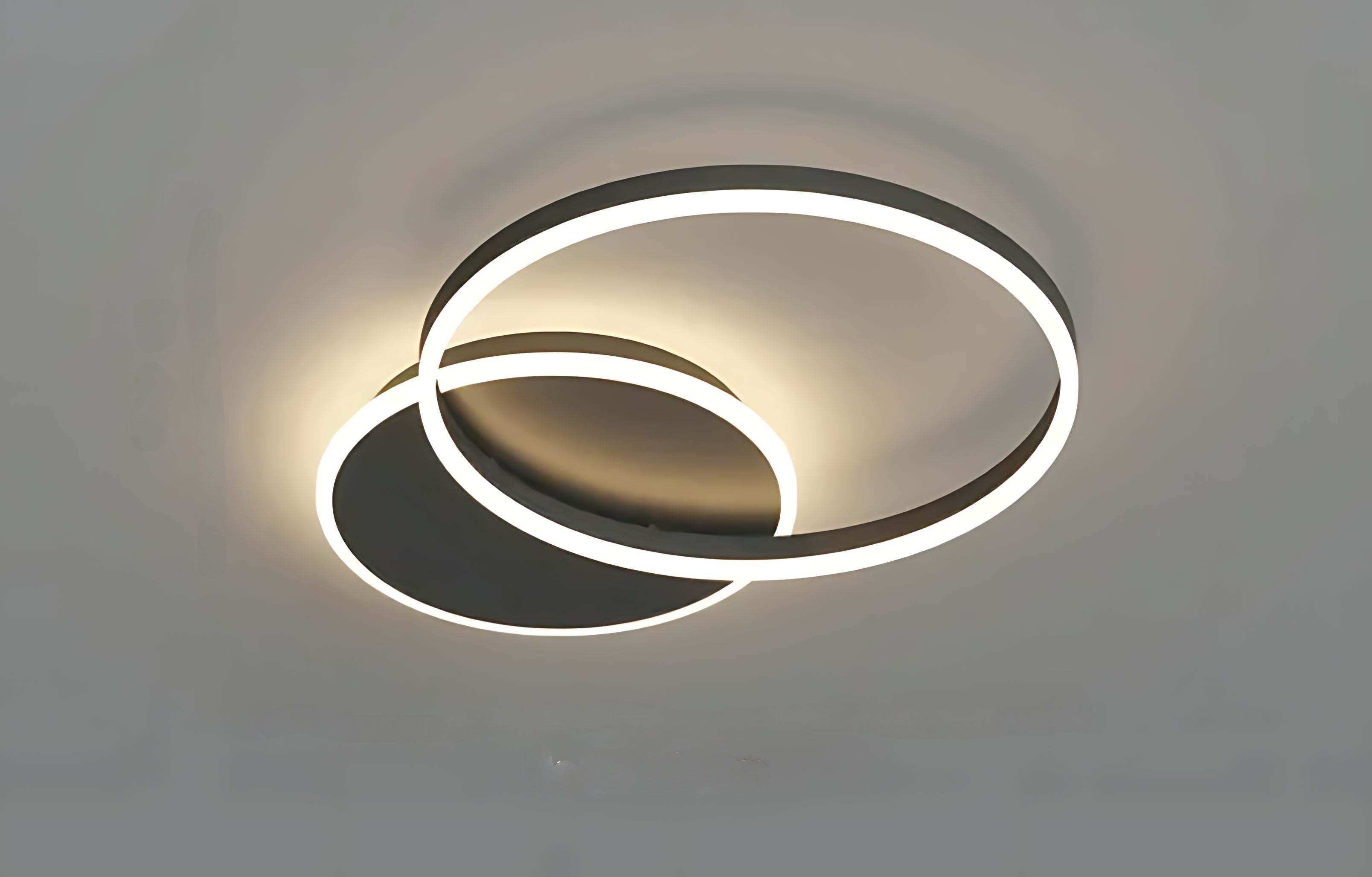 LumenNova Orbit Ring Ceiling Light With Celestial Glow - OpalDwell